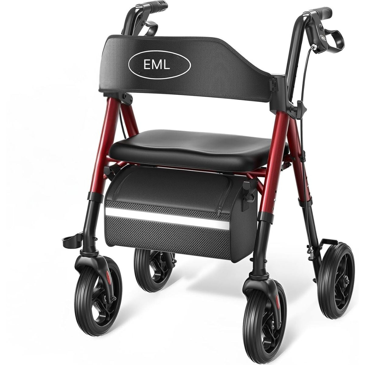 EML Ultimate Comfort Rollator WIth Seat Walking Aid