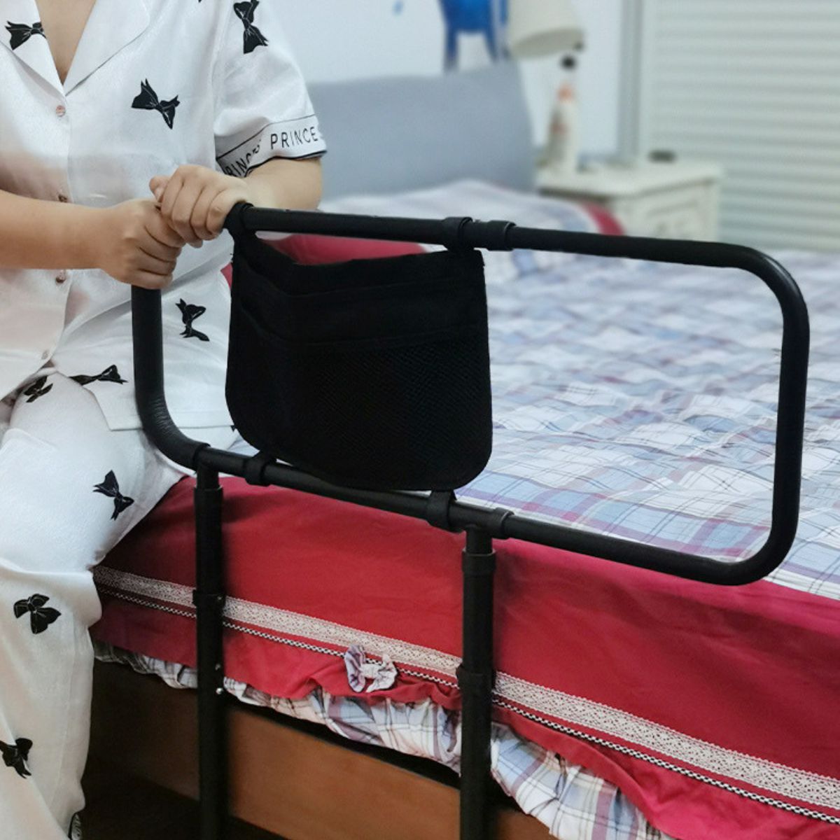 EML SafeGuard Bed Rail With Adjustable Handrail for Seniors