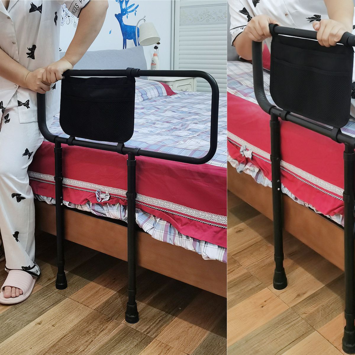 EML SafeGuard Bed Rail With Adjustable Handrail for Seniors
